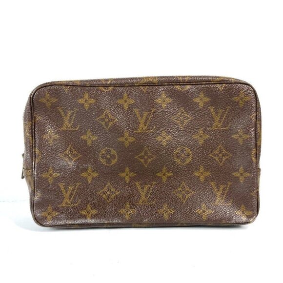 LOUIS VUITTON M47524 Monogram Trousse toilette 23 Makeup pouch Cosmetics Pouch - Picture 1 of 15